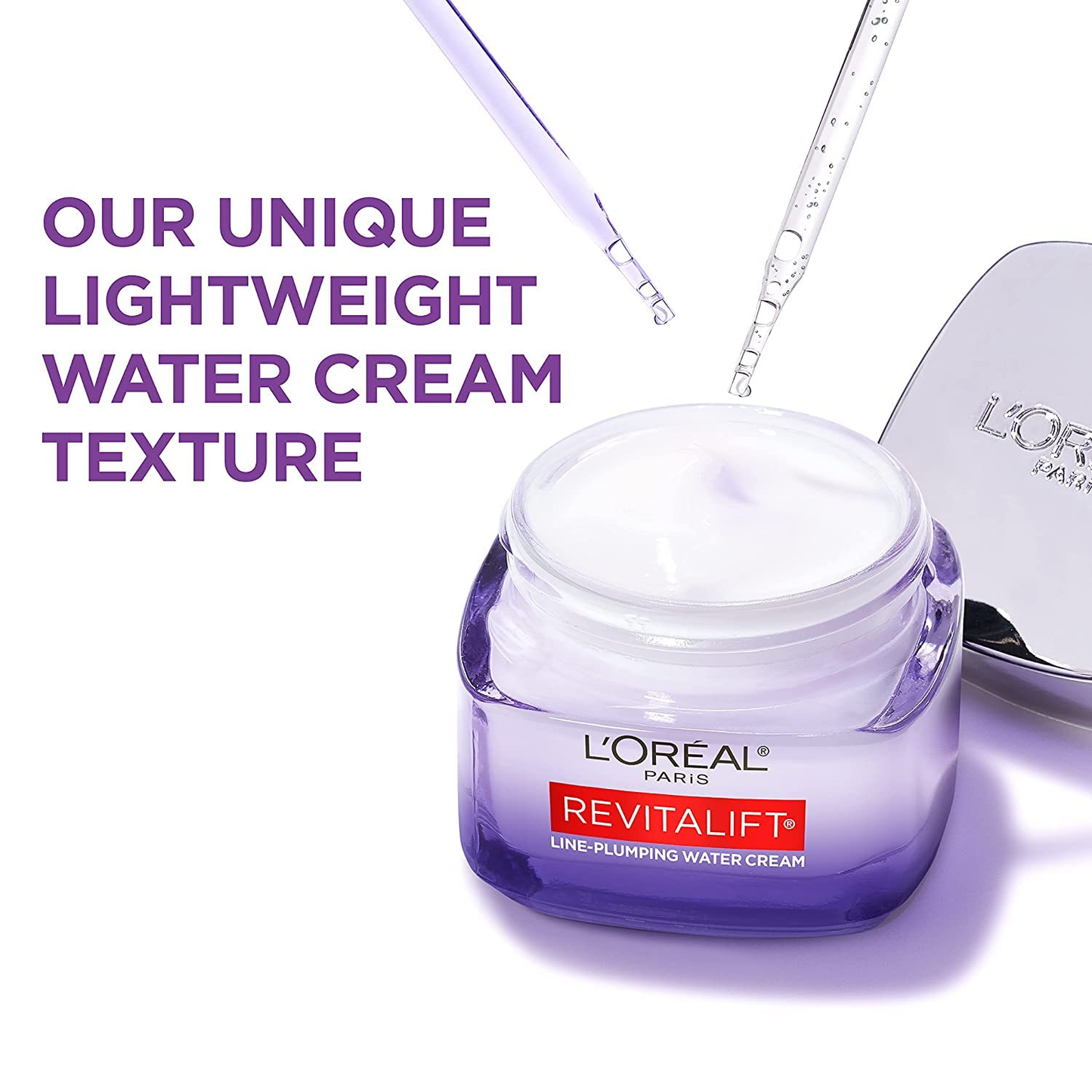 LOREAL - REVITALIFT DERM INTENSIVES MICRO HYALURONIC ACID + CERAMIDES WATER CREAM