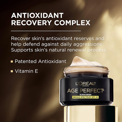 LOREAL - AGE PERFECT CELL RENEWAL ANTI AGING MOISTURIZER SPF25 SUNSCREEN