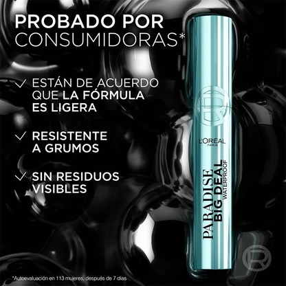 LOREAL - PARADISE BIG DEAL HYDROFUGE WATERPROOF MASCARA