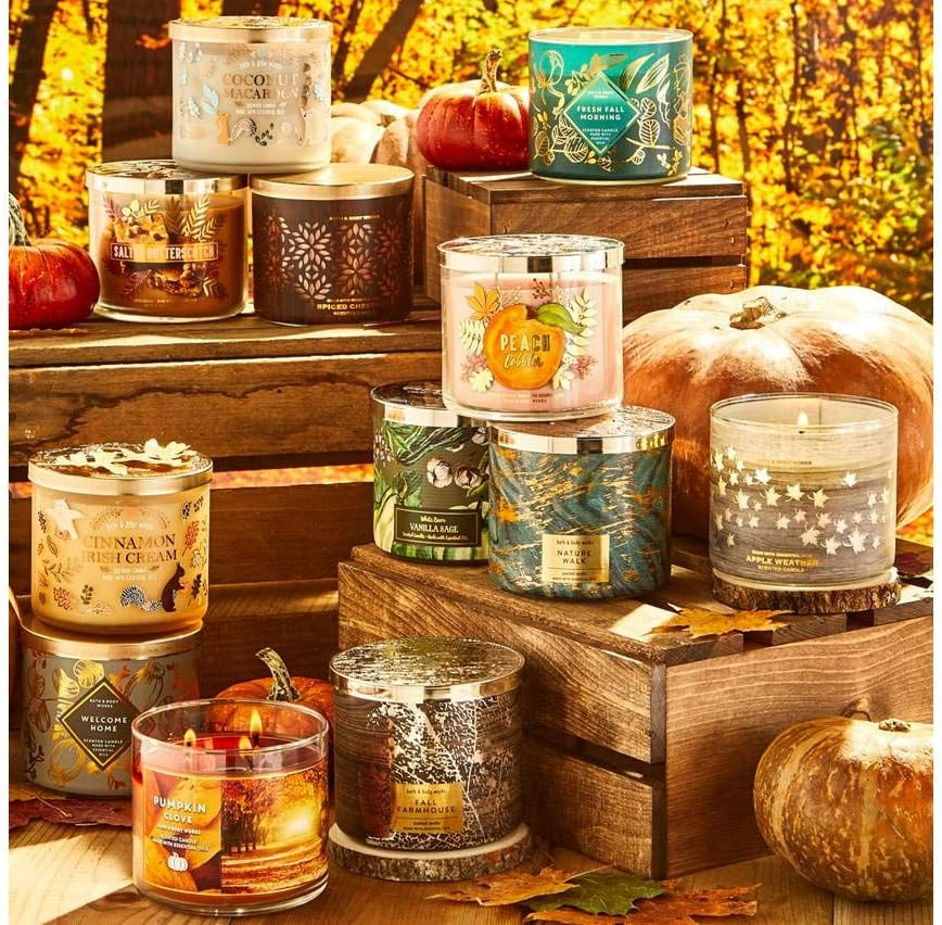 BATH AND BODY WORKS - VELA GRANDE AROMÁTICA  411 g