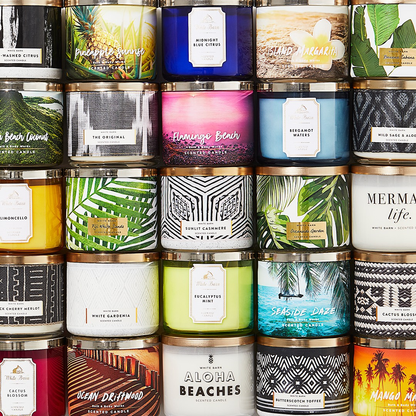 BATH AND BODY WORKS - VELA GRANDE AROMÁTICA  411 g