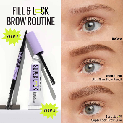 MAYBELLINE - SUPERLOCK BROW GLUE GEL TRANSPARENTE
