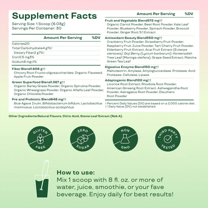 BLOOM - GREEN & SUPERFOODS 25 SERVINGS