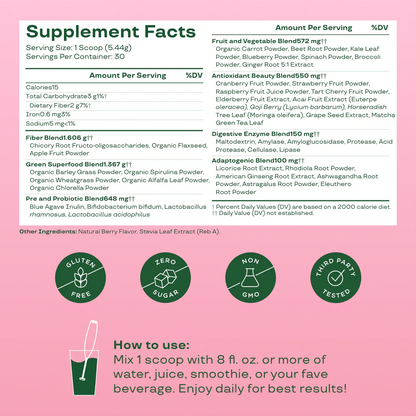 BLOOM - GREEN & SUPERFOODS 25 SERVINGS