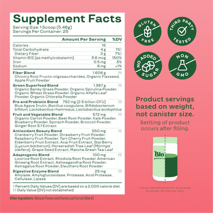 BLOOM - GREEN & SUPERFOODS 25 SERVINGS