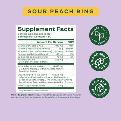 BLOOM - HIGH ENERGY PRE-WORKOUT 25 SERVINGS