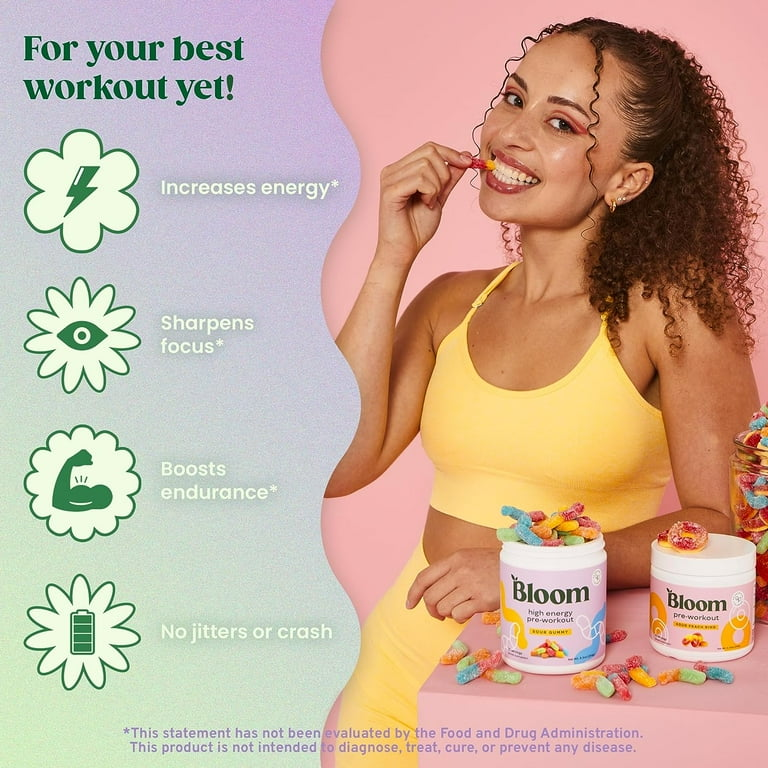 BLOOM - HIGH ENERGY PRE-WORKOUT 25 SERVINGS