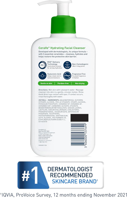 CERAVE - FACIAL CLEANSER 473ML