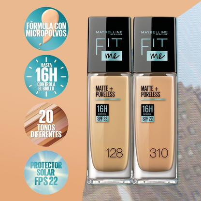 MAYBELLINE - FIT ME MATTE FOUNDATION