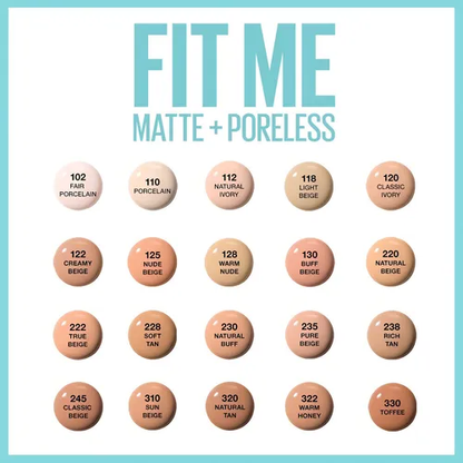 MAYBELLINE - FIT ME MATTE FOUNDATION