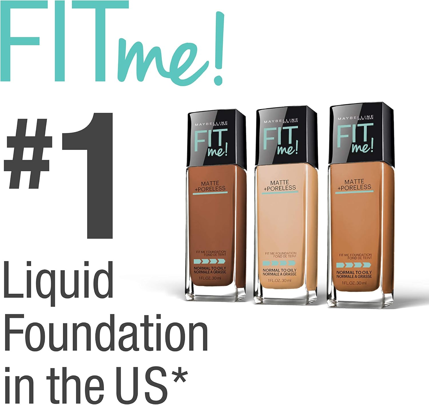 MAYBELLINE - FIT ME MATTE FOUNDATION