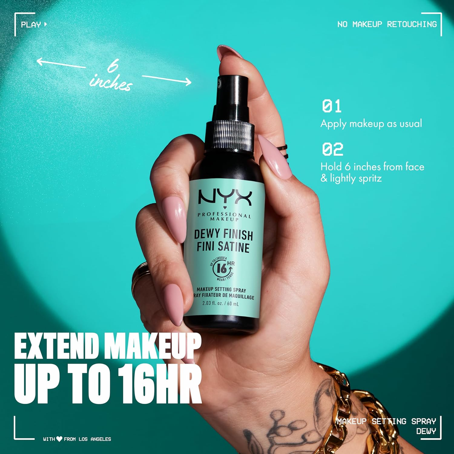NYX - DEWY FINISH SETTING SPRAY