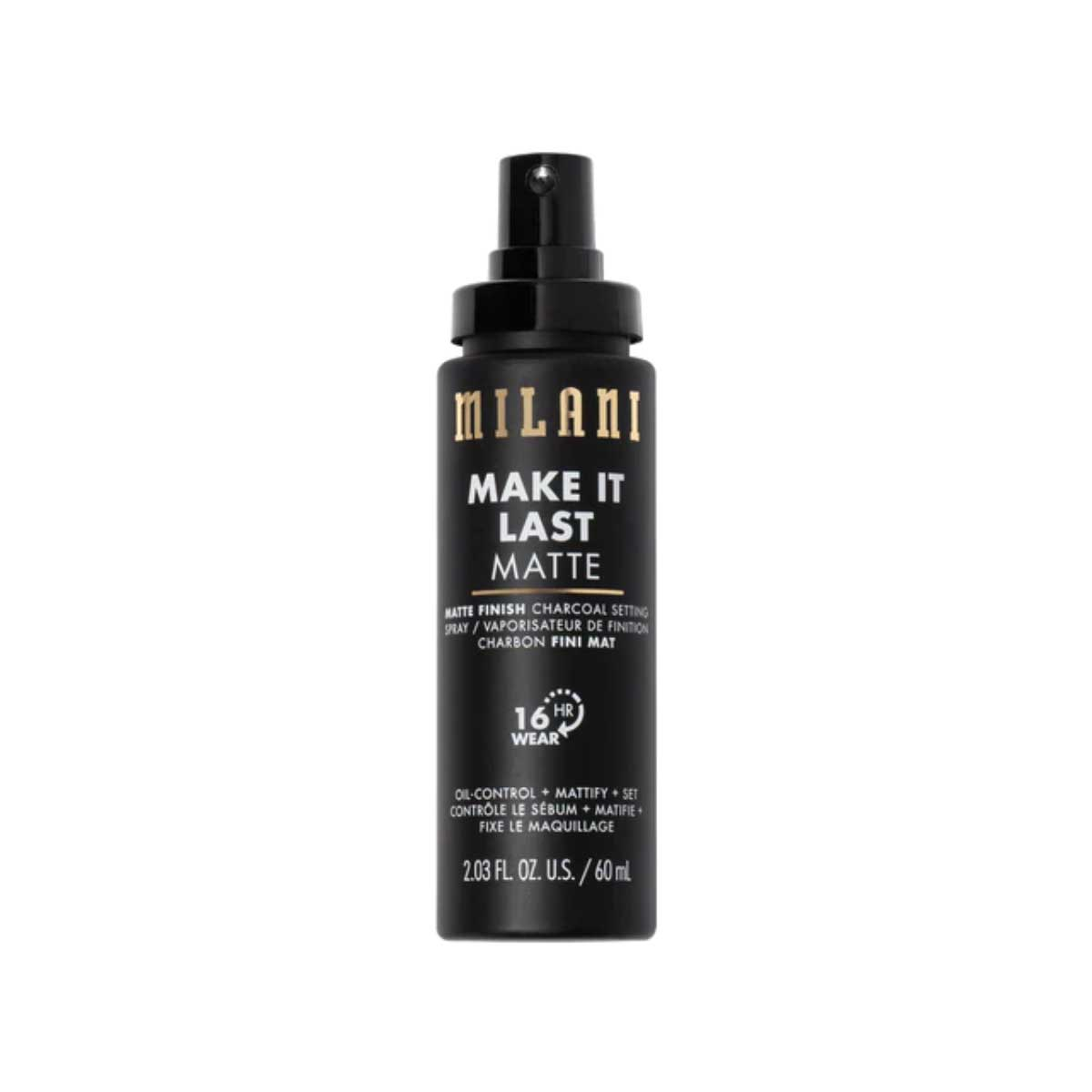 MILANI - MAKE IT LAST MATTE - MATTE FINISH CHARCOAL SETTING SPRAY