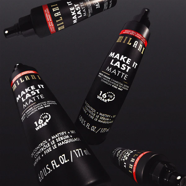 MILANI - MAKE IT LAST MATTE - MATTE FINISH CHARCOAL SETTING SPRAY
