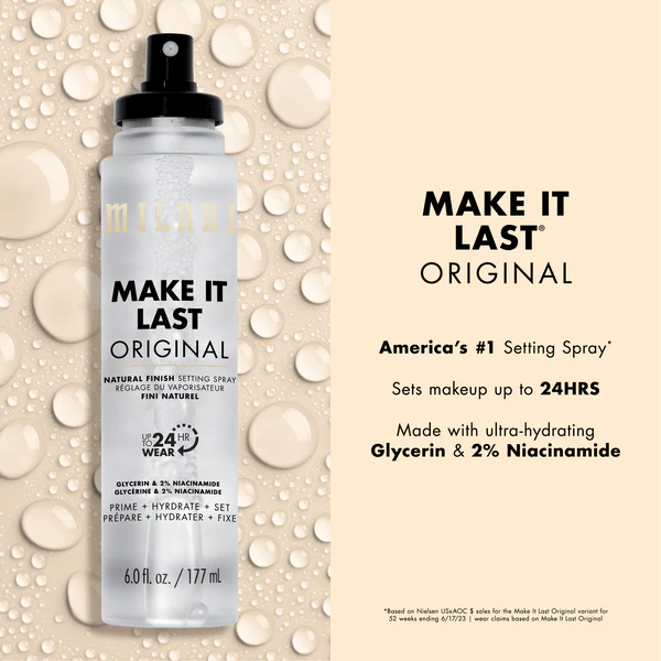 MILANI - MAKE IT LAST ORIGINAL - NATURAL FINISH SETTING SPRAY