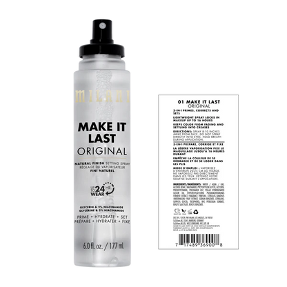 MILANI - MAKE IT LAST ORIGINAL - NATURAL FINISH SETTING SPRAY