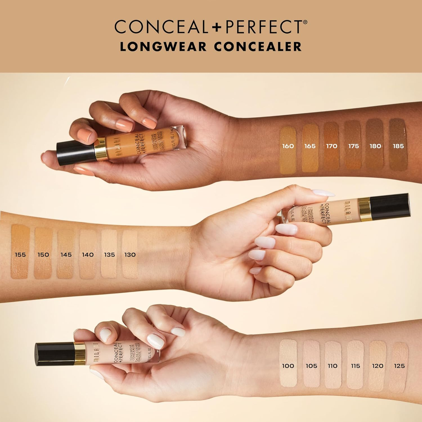 MILANI - CONCEAL + PERFECT LONGWEAR CONCEALER