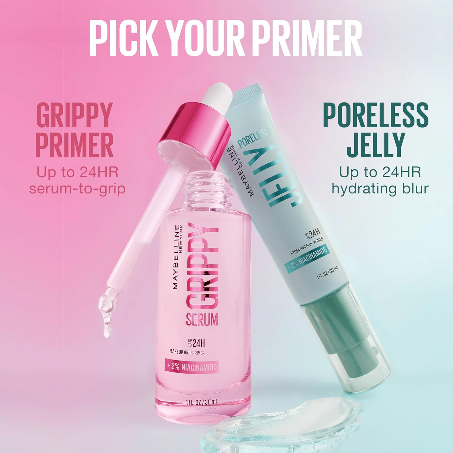 MAYBELLINE - PORELESS JELLY UP TO 24HR HYDRATING BLUR PRIMER