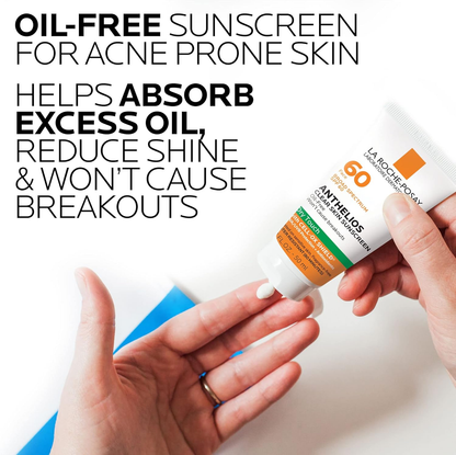 LA ROCHE-POSAY - ANTHELIOS CLEAR SKIN SUNSCREEN SPF 60 DRY TOUCH