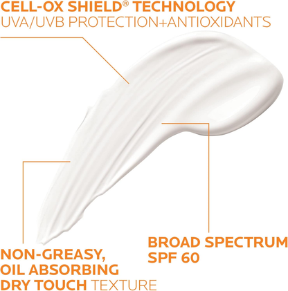 LA ROCHE-POSAY - ANTHELIOS CLEAR SKIN SUNSCREEN SPF 60 DRY TOUCH