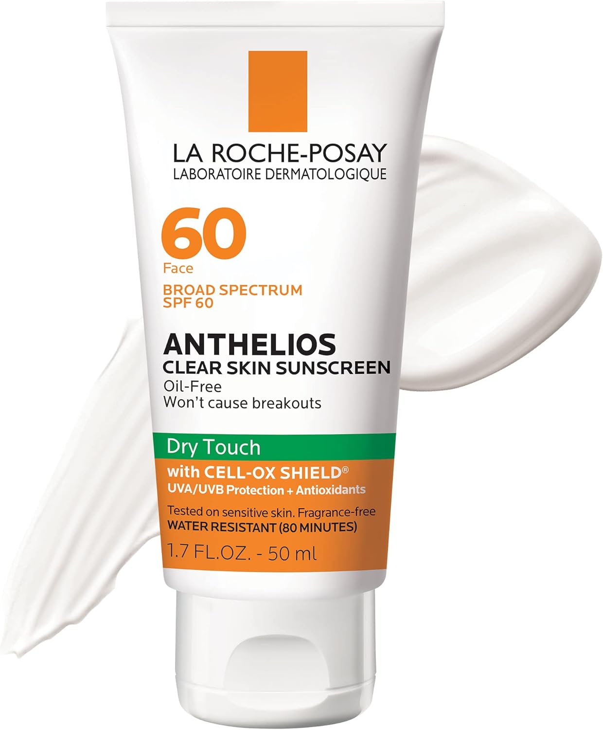 LA ROCHE-POSAY - ANTHELIOS CLEAR SKIN SUNSCREEN SPF 60 DRY TOUCH