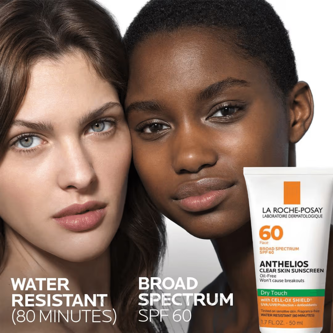 LA ROCHE-POSAY - ANTHELIOS CLEAR SKIN SUNSCREEN SPF 60 DRY TOUCH