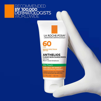 LA ROCHE-POSAY - ANTHELIOS CLEAR SKIN SUNSCREEN SPF 60 DRY TOUCH