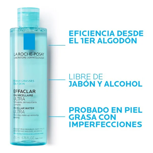 LA ROCHE-POSAY - EFFACLAR AGUA MICELAR