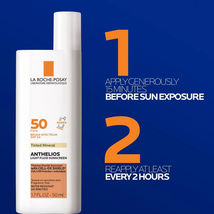LA ROCHE-POSAY - ANTIHELIOS LIGHT FLUID SUNSCREEN 50 FPS