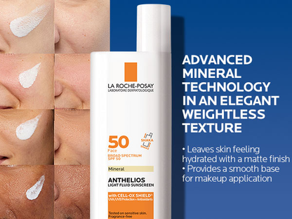 LA ROCHE-POSAY - ANTIHELIOS LIGHT FLUID SUNSCREEN 50 FPS