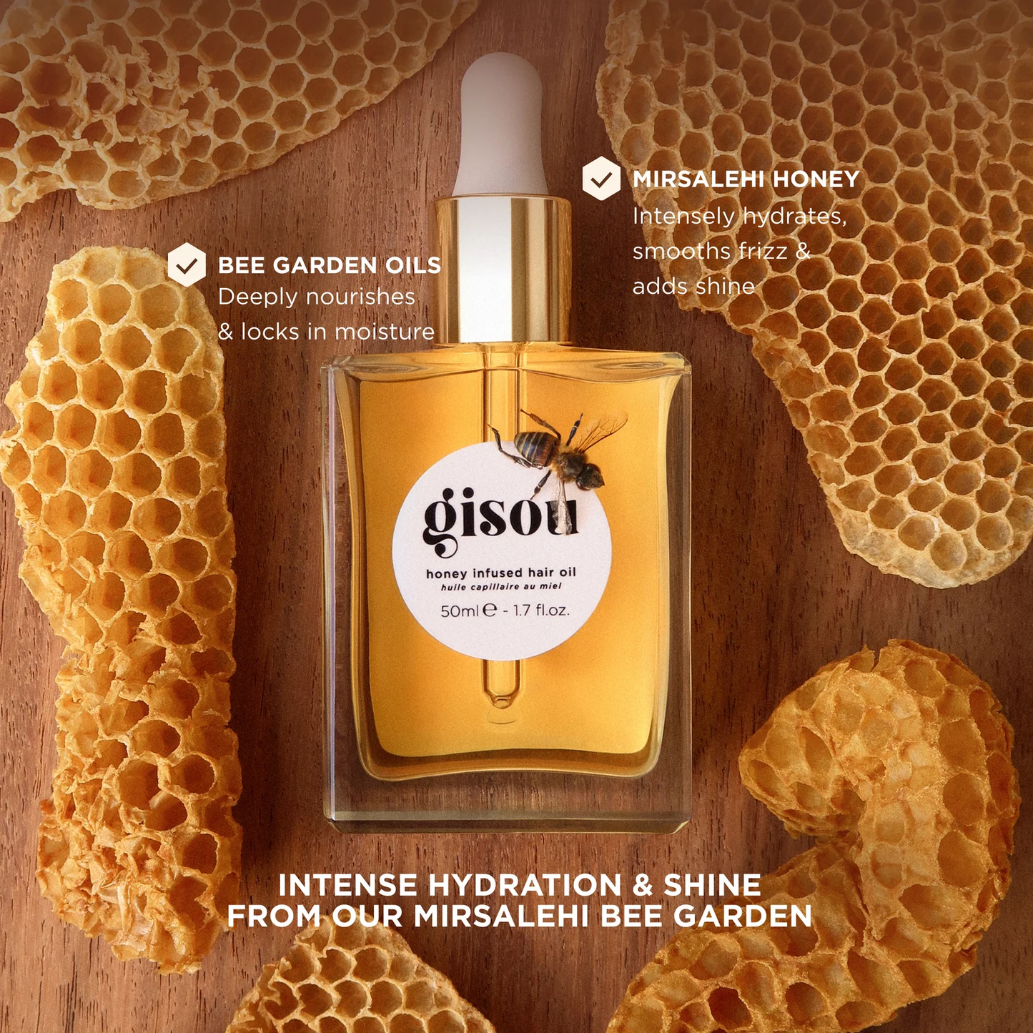 GISOU - HONEY INFUSED HAIR OIL